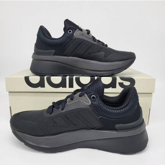 New Adidas ZNCHILL Lightmotion+ 'Black Carbon' Women's Running Shoes Size 7.5 - Picture 5 of 10